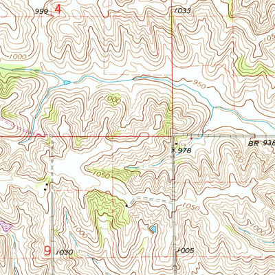 United States Geological Survey Gladbrook, IA (1971, 24000-Scale) digital map