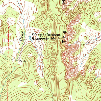 United States Geological Survey Glade Mountain, CO (1964, 24000-Scale) digital map
