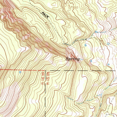 United States Geological Survey Glade Mountain, CO (1993, 24000-Scale) digital map