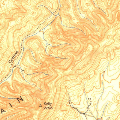 United States Geological Survey Glade Spring, VA (1939, 24000-Scale) digital map