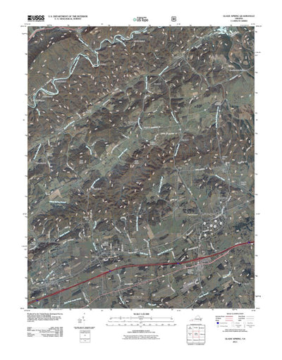 United States Geological Survey Glade Spring, VA (2011, 24000-Scale) digital map