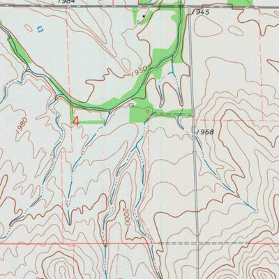 United States Geological Survey Glade SW, KS (1972, 24000-Scale) digital map