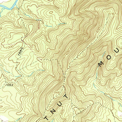 United States Geological Survey Gladehill, VA (1964, 24000-Scale) digital map