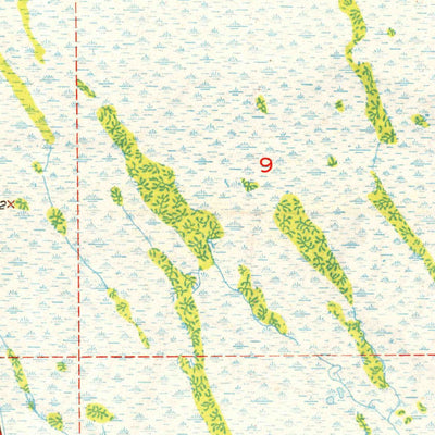 United States Geological Survey Glades, FL (1950, 24000-Scale) digital map