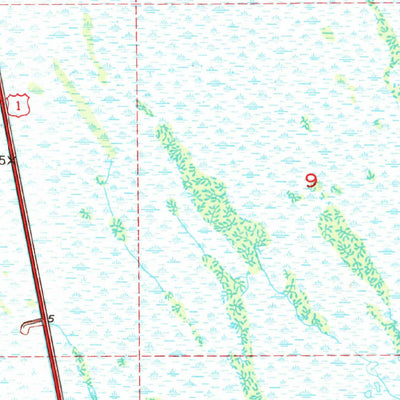 United States Geological Survey Glades, FL (1956, 24000-Scale) digital map