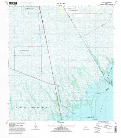 United States Geological Survey Glades, FL (1994, 24000-Scale) digital map