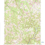 United States Geological Survey Gladesville, WV (1960, 24000-Scale) digital map