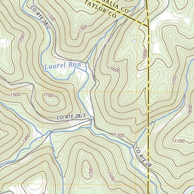 United States Geological Survey Gladesville, WV (2023, 24000-Scale) digital map