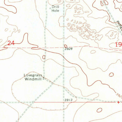 United States Geological Survey Gladiola, NM (1970, 24000-Scale) digital map