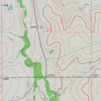 United States Geological Survey Gladstone, KS (1973, 24000-Scale) digital map