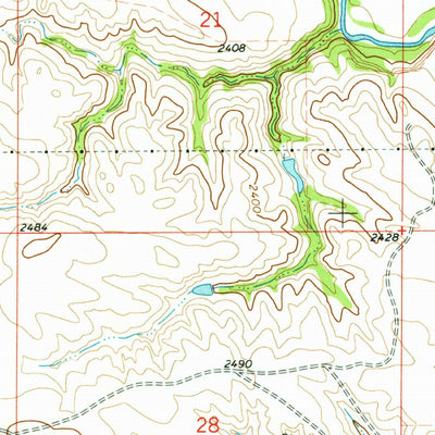 United States Geological Survey Gladstone, ND (1973, 24000-Scale) digital map