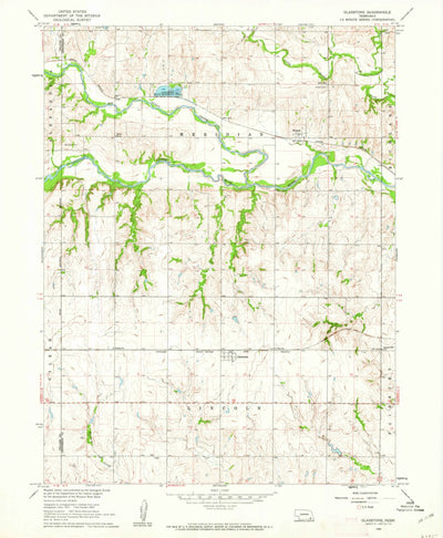 United States Geological Survey Gladstone, NE (1960, 24000-Scale) digital map