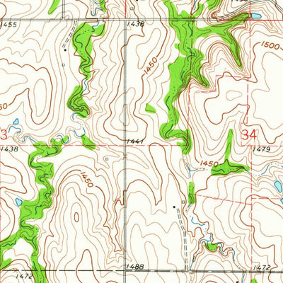 United States Geological Survey Gladstone, NE (1960, 24000-Scale) digital map