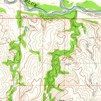 United States Geological Survey Gladstone, NE (1960, 24000-Scale) digital map