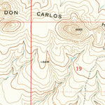United States Geological Survey Gladstone NW, NM (1973, 24000-Scale) digital map