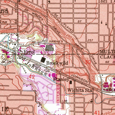 United States Geological Survey Gladstone, OR (1961, 24000-Scale) digital map