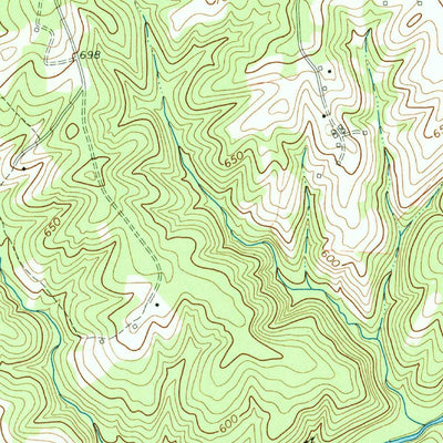 United States Geological Survey Gladys, VA (1966, 24000-Scale) digital map