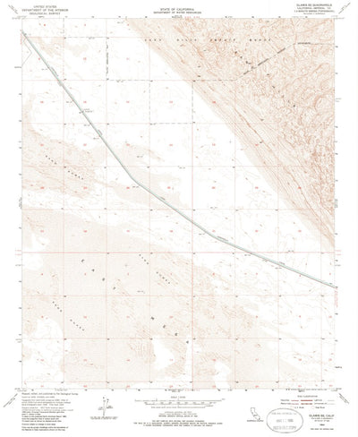 United States Geological Survey Glamis SE, CA (1954, 24000-Scale) digital map