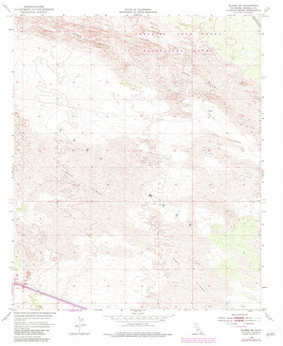 United States Geological Survey Glamis SW, CA (1954, 24000-Scale) digital map