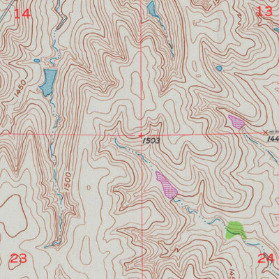 United States Geological Survey Glasco SW, KS (1952, 24000-Scale) digital map