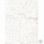 United States Geological Survey Glasgow Butte, OR (1988, 24000-Scale) digital map