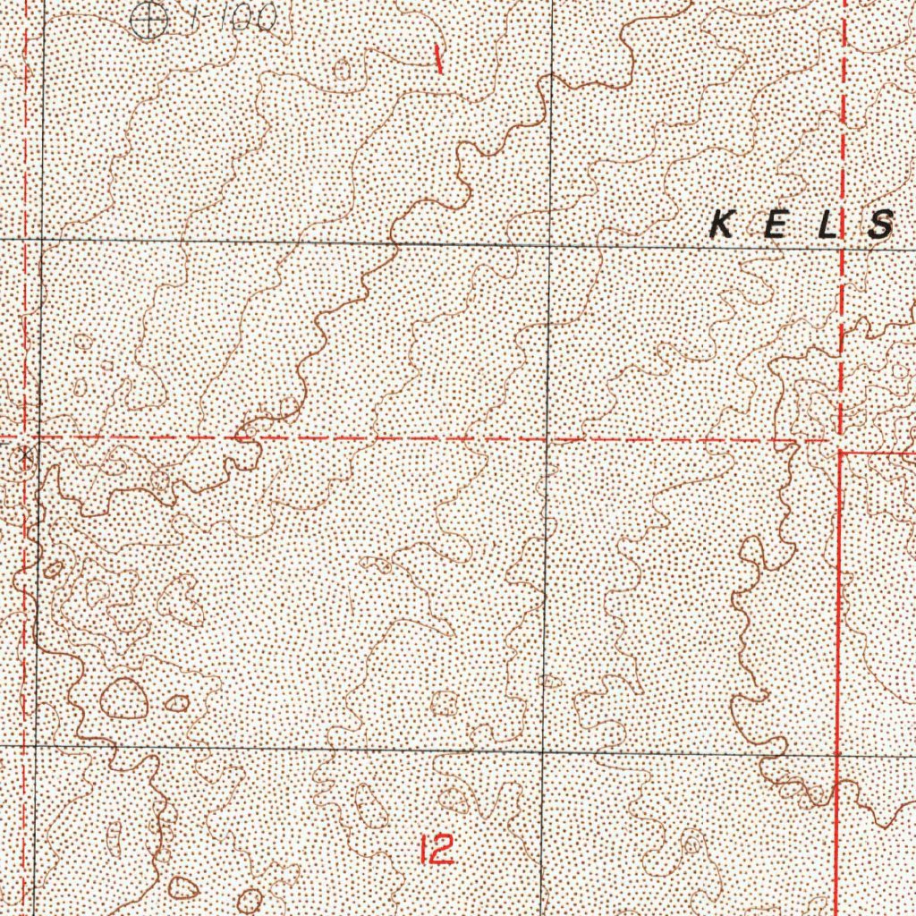 1985 Map Glasgow, CA (1985, 24000-Scale) Map by United States Geological Survey ...