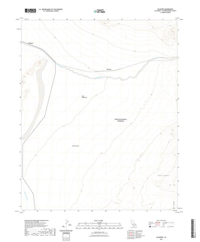 United States Geological Survey Glasgow, CA (2021, 24000-Scale) digital map