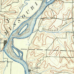 United States Geological Survey Glasgow, MO (1890, 125000-Scale) digital map