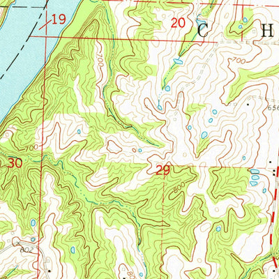 United States Geological Survey Glasgow, MO (1971, 24000-Scale) digital map