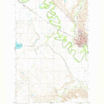 United States Geological Survey Glasgow, MT (1958, 24000-Scale) digital map