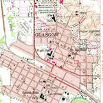 United States Geological Survey Glasgow, MT (1958, 24000-Scale) digital map