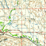 United States Geological Survey Glasgow, MT (1958, 250000-Scale) digital map