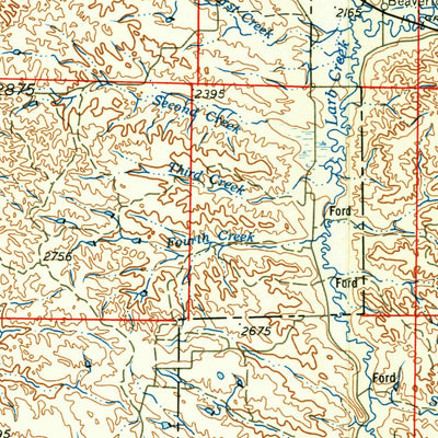 United States Geological Survey Glasgow, MT (1958, 250000-Scale) digital map