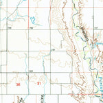 United States Geological Survey Glasgow, MT (1984, 100000-Scale) digital map