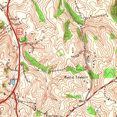 United States Geological Survey Glasgow North, KY (1965, 24000-Scale) digital map
