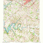 United States Geological Survey Glasgow South, KY (1973, 24000-Scale) digital map