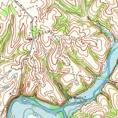 United States Geological Survey Glasgow South, KY (1973, 24000-Scale) digital map