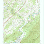 United States Geological Survey Glasgow, VA (1965, 24000-Scale) digital map