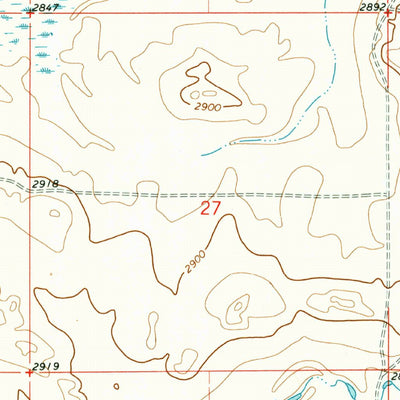 United States Geological Survey Glass Hill, MT (1973, 24000-Scale) digital map