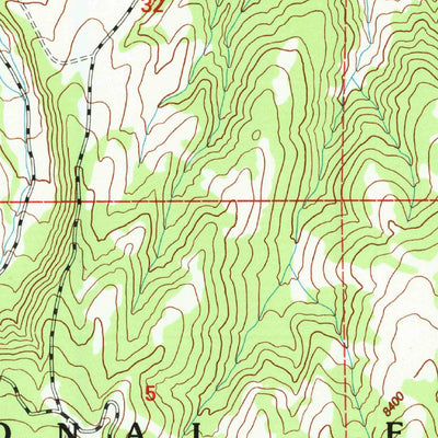 United States Geological Survey Glass Mountain, CA (1994, 24000-Scale) digital map
