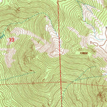 United States Geological Survey Glass Mountain, CA (1994, 24000-Scale) digital map