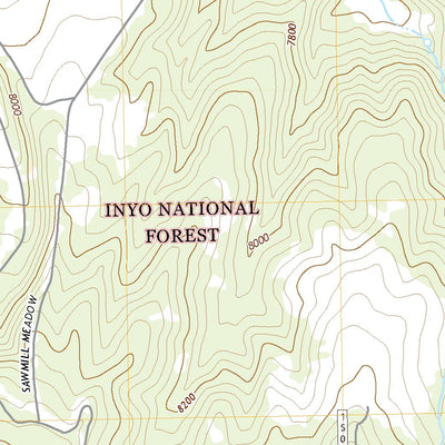 United States Geological Survey Glass Mountain, CA (2021, 24000-Scale) digital map