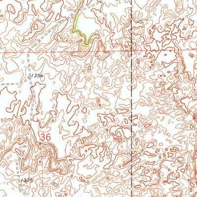 United States Geological Survey Glass Mountains NW, OK (1969, 24000-Scale) digital map