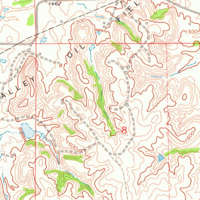 United States Geological Survey Glass Mountains SW, OK (1969, 24000-Scale) digital map