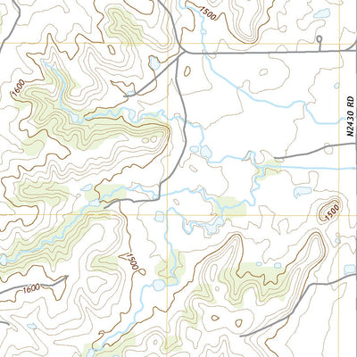 United States Geological Survey Glass Mountains SW, OK (2022, 24000-Scale) digital map