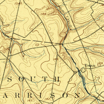 United States Geological Survey Glassboro, NJ (1898, 62500-Scale) digital map