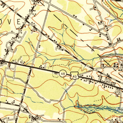United States Geological Survey Glassboro, NJ (1948, 62500-Scale) digital map