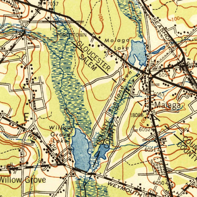 United States Geological Survey Glassboro, NJ (1948, 62500-Scale) digital map