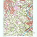 United States Geological Survey Glassport, PA (1988, 24000-Scale) digital map
