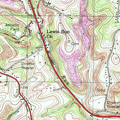 United States Geological Survey Glassport, PA (1988, 24000-Scale) digital map